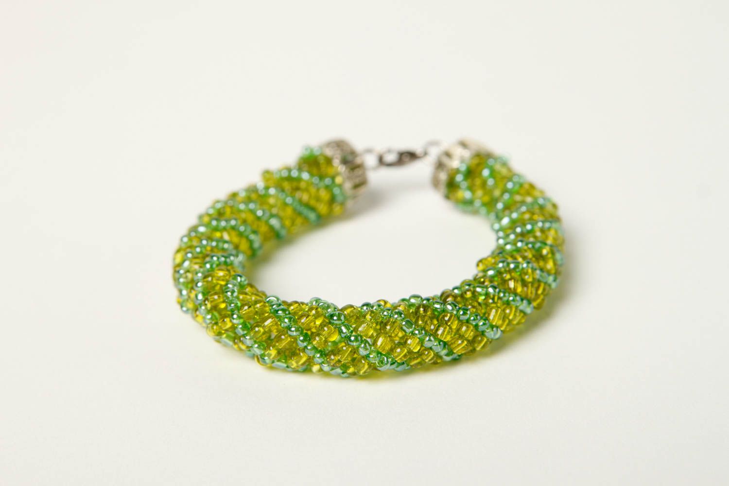 Woven bracelet exclusive bijouterie seed bead jewelry stylish bracelet for girl photo 3