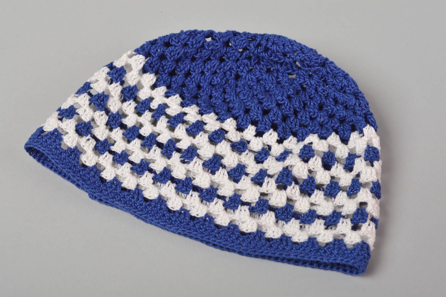 Handmade hat crocheted hat warm hat winter hat for baby designer hat for baby photo 1
