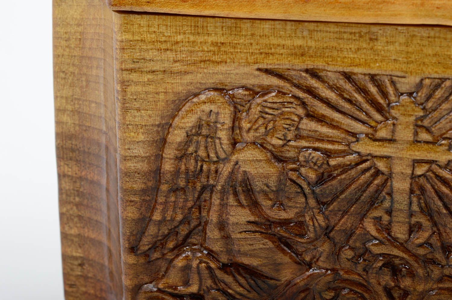 Schmuckschatulle Holz handmade Schmuck Kästchen Geschenk für Frau Haus Deko  foto 4