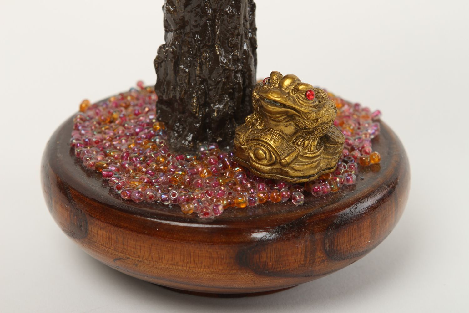 Декор для дома handmade дерево из натуральных камней декоративное дерево на стол фото 3
