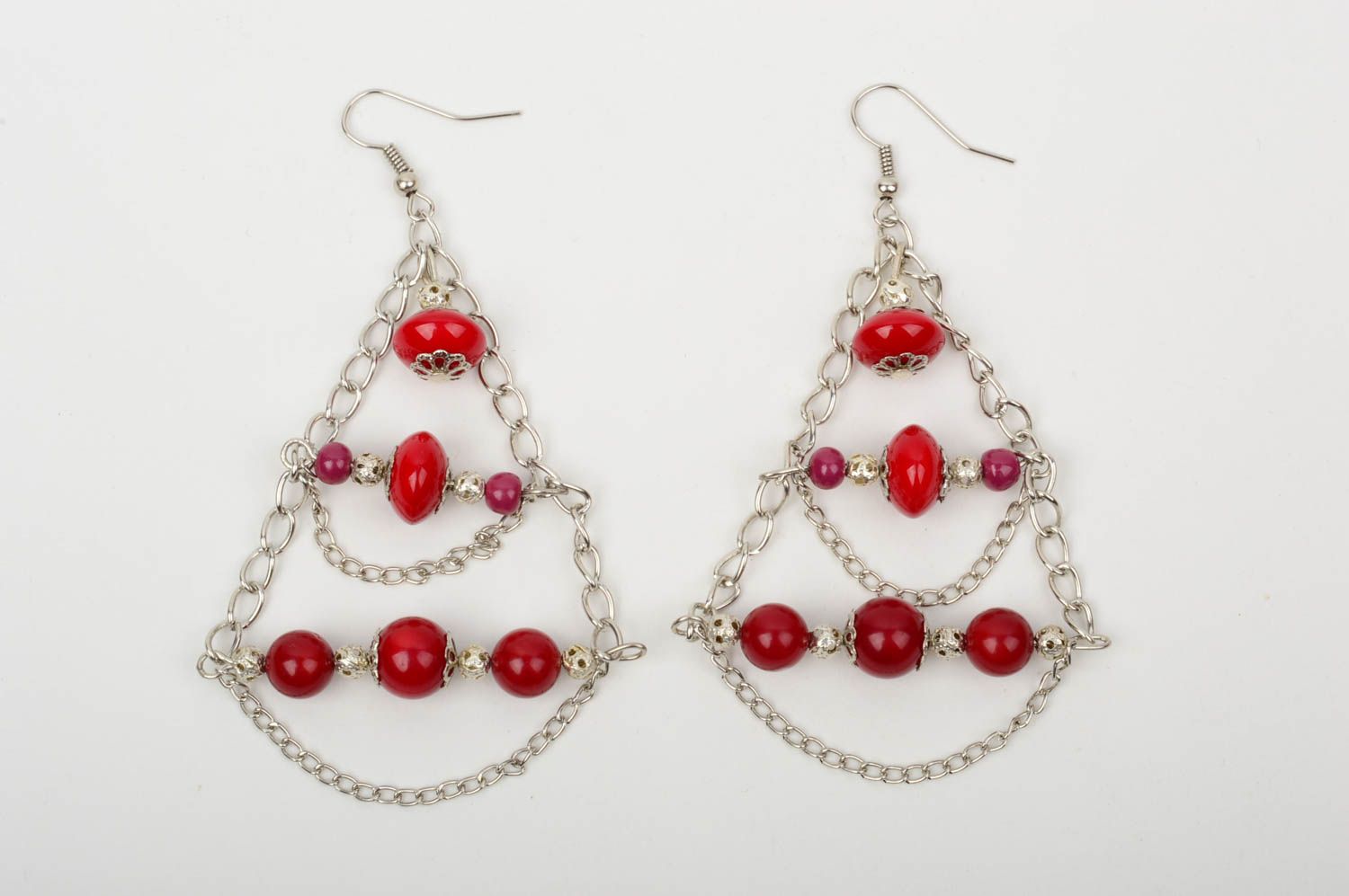 Handmade earrings unusual earrings designer accessory handmade jewelry photo 4