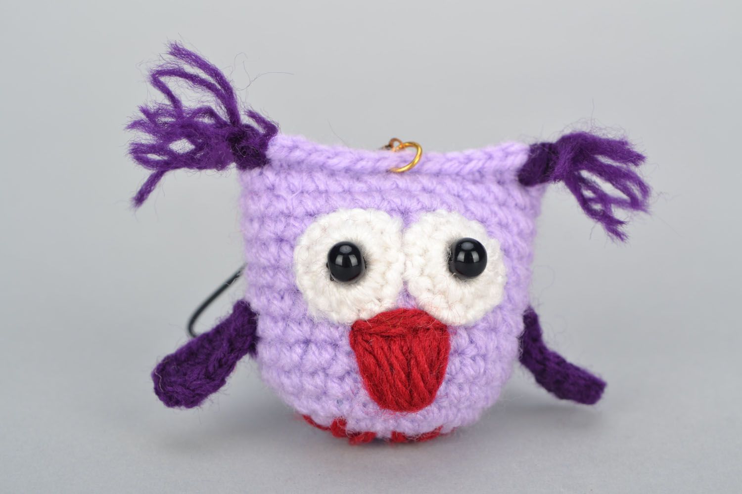 Crochet soft keychain Owlet photo 3
