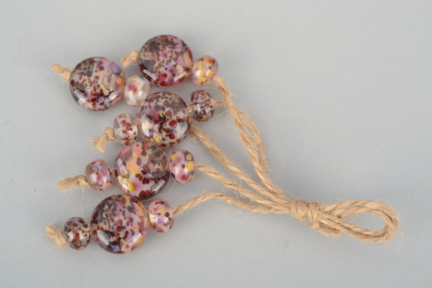 Fourniture verre chalumeau ensemble de perles fantaisie originales photo 1