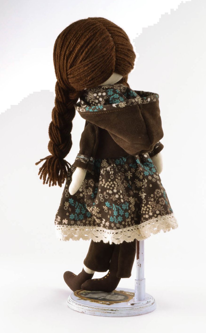 Doll made ​​of natural fabrics photo 4