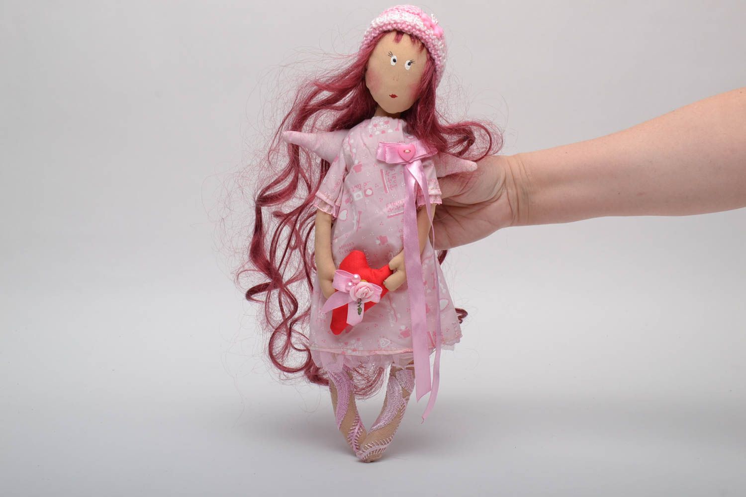 Collectible fabric doll photo 5