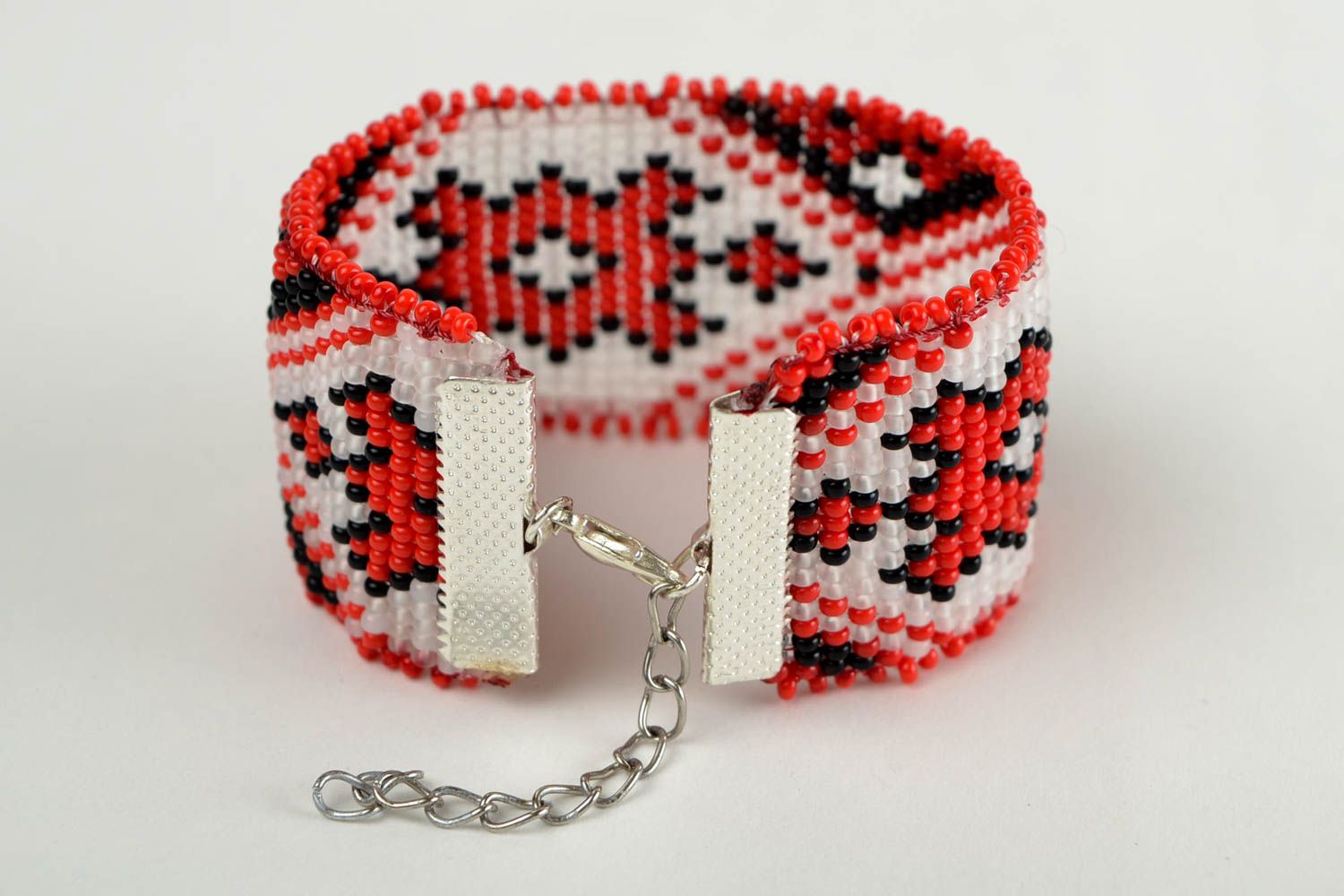 Handmade Rocailles Armband buntes Frauen Accessoire modischer Designer Schmuck foto 5