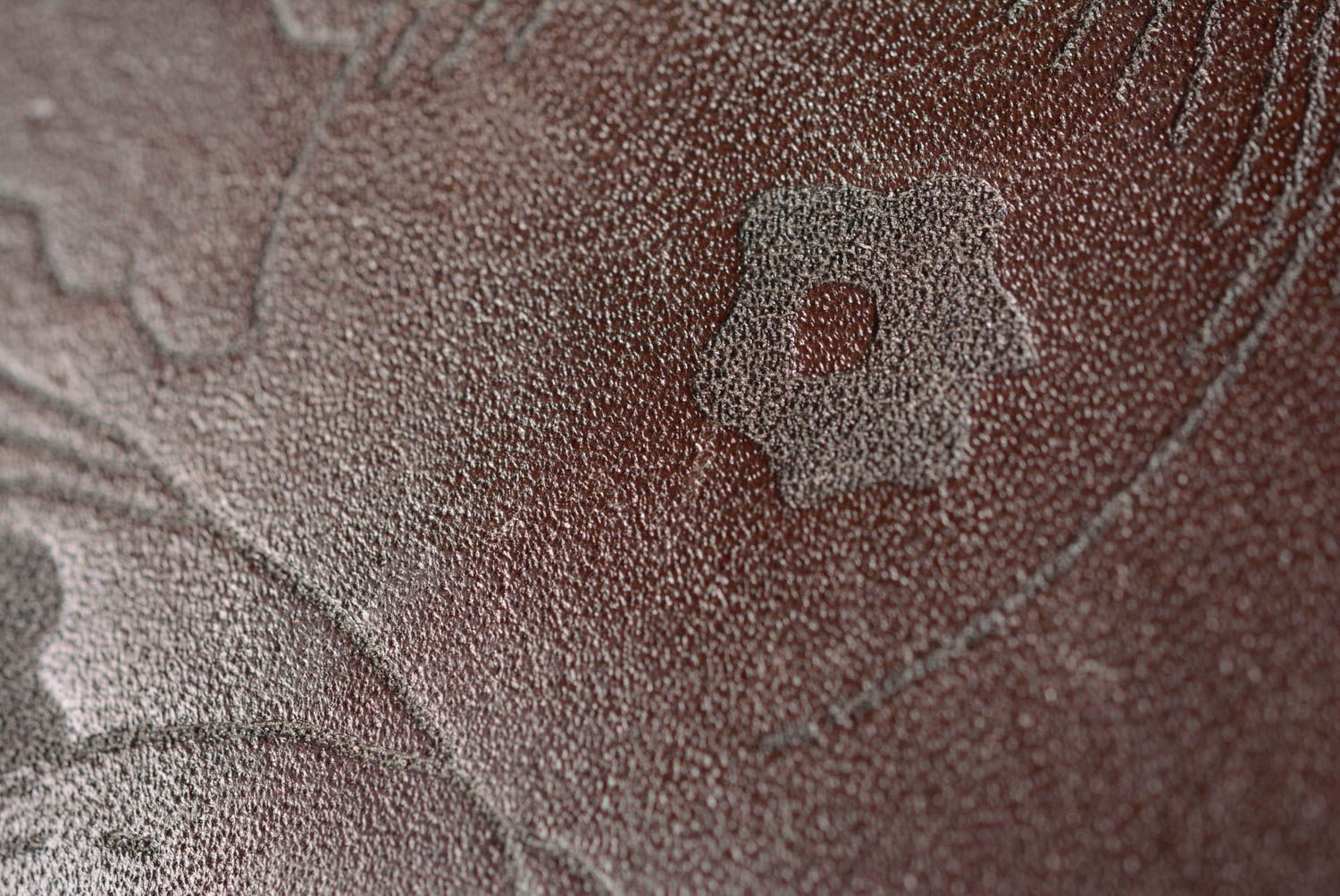 Portefeuille en cuir fait main Maroquinerie Accessoire pour homme marron photo 5