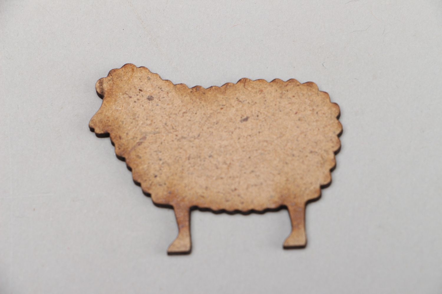 Forme en bois à décorer faite main Mouton photo 1