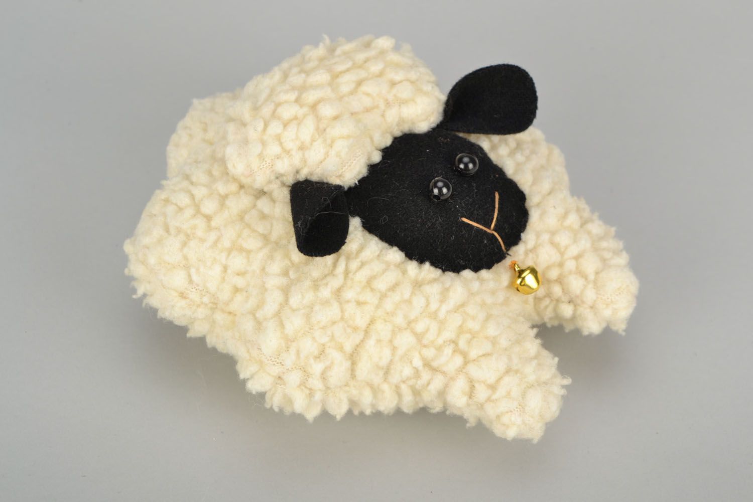 Kleines Baby Kissen Kuscheltier Schaf Geschenkidee für Kinder  foto 2
