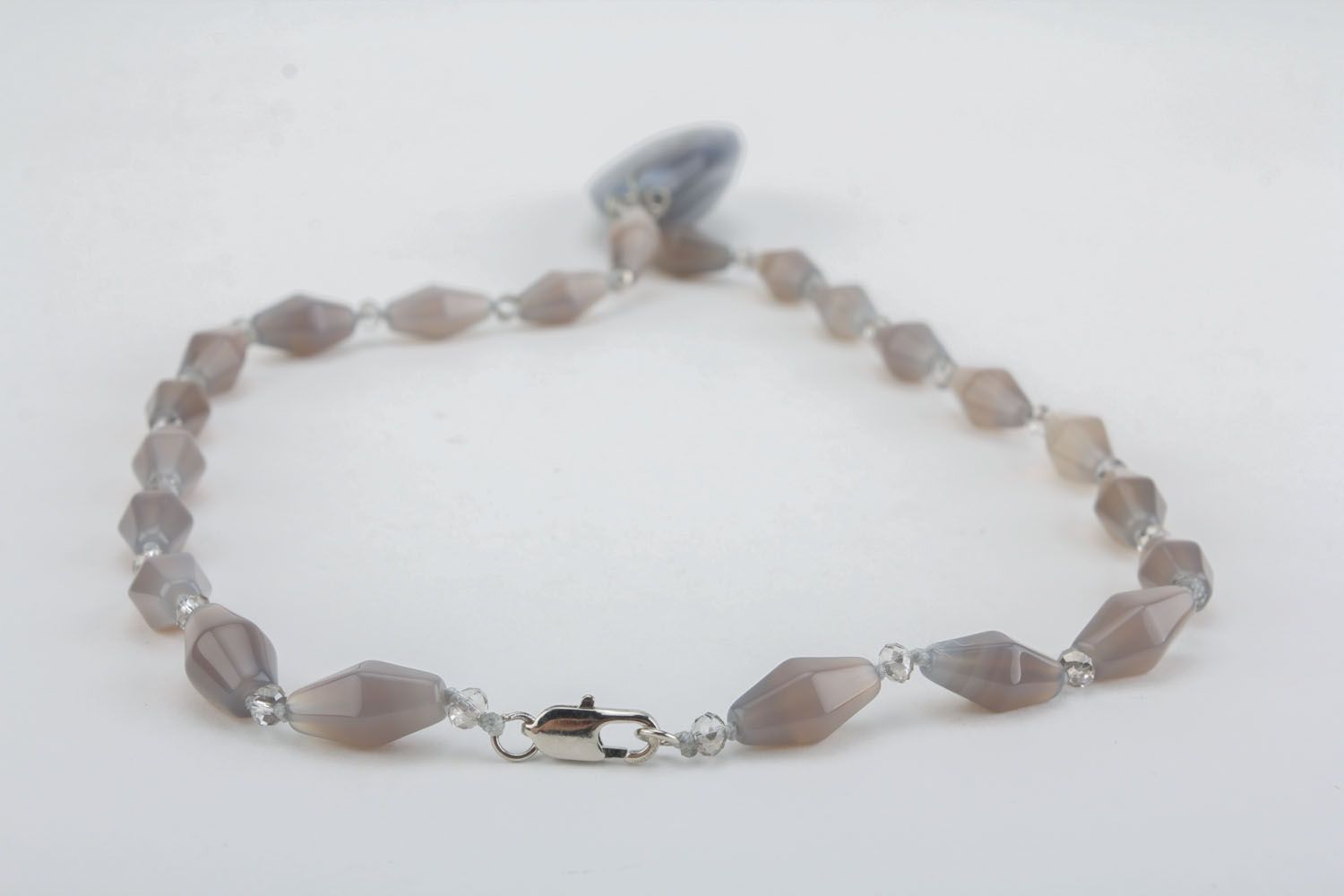 Agate necklace photo 1