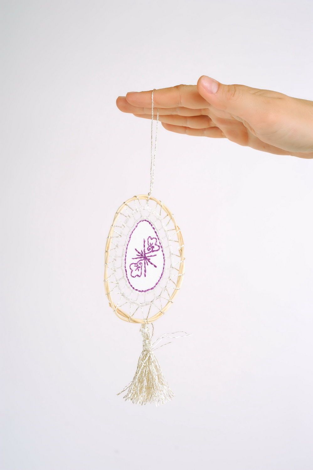 Decorative pendant with embroidery photo 2
