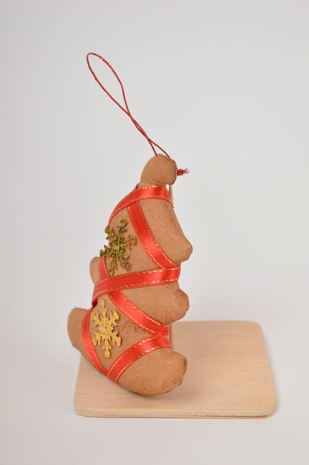 Suspension décorative faite main Déco de Noël Idée déco Noël en forme de sapin photo 5