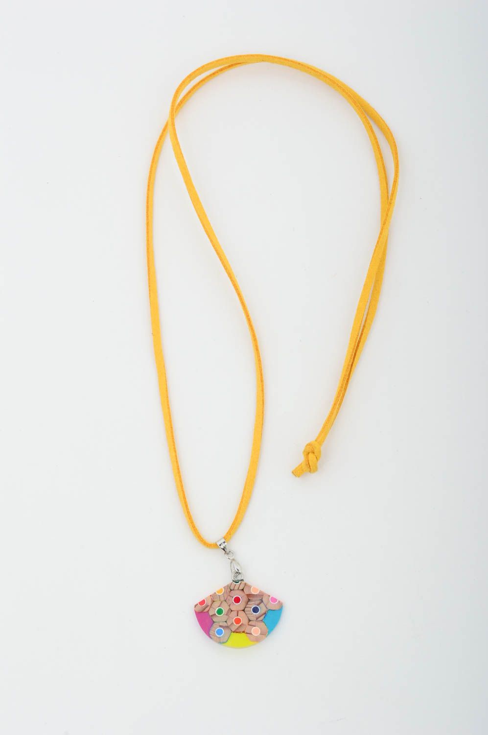 Handmade pendant necklace charm necklace ceramic jewelry fashion accessories photo 3