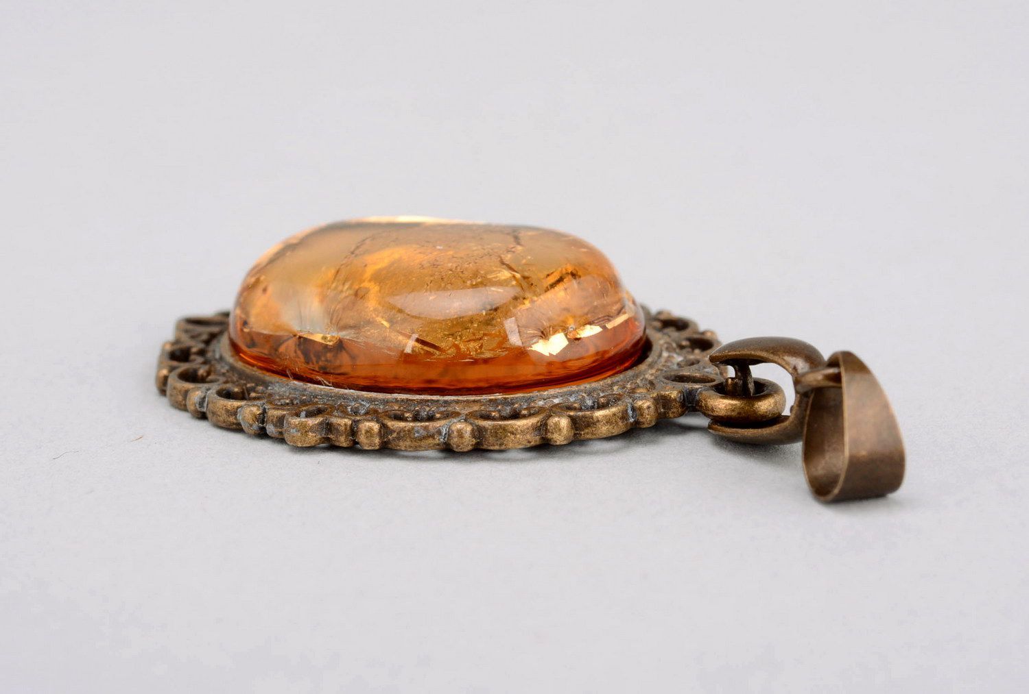 Vintage pendant with gilding photo 3