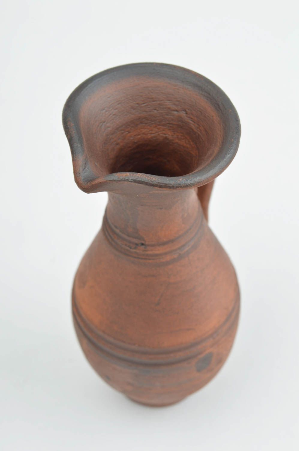 Wasserkrug Keramik handmade Wasser Kanne Öko Geschirr Ton Geschirr originell foto 5