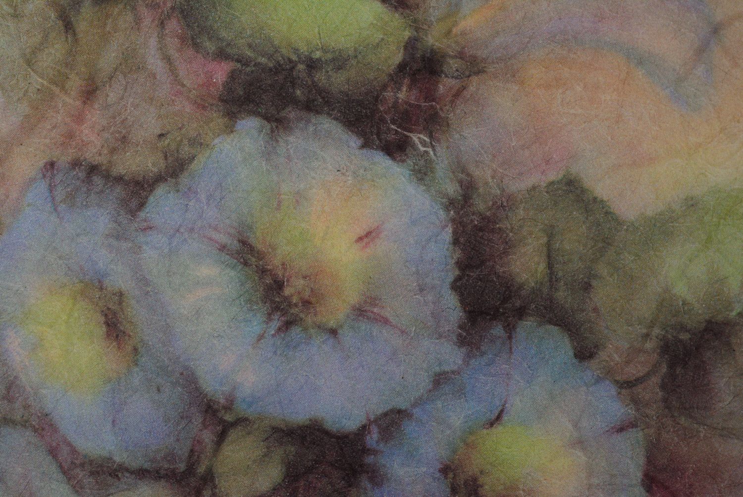 Деревянная шкатулка с цветами в технике декупаж с кружевом ручной работы фото 3