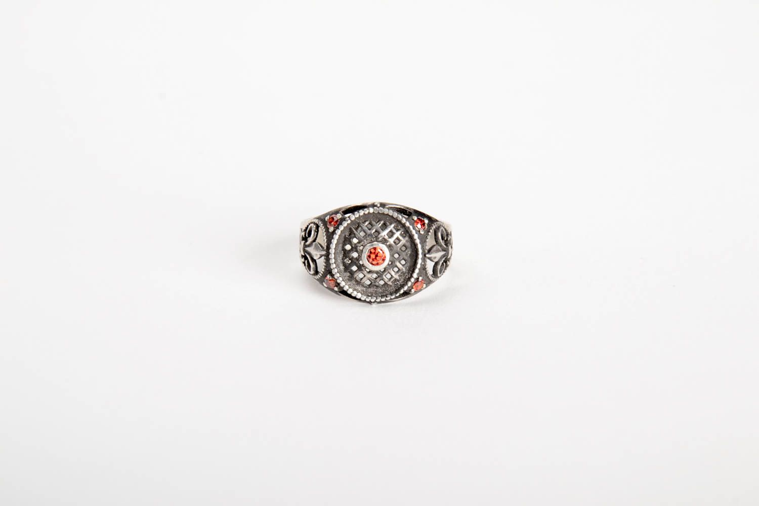 Handmade silver ring designer silver ring unusual ring for men gift ideas photo 4