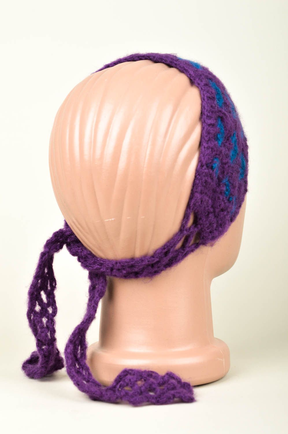 Handmade crochet headband crochet ideas head accessories for kids small gifts photo 3