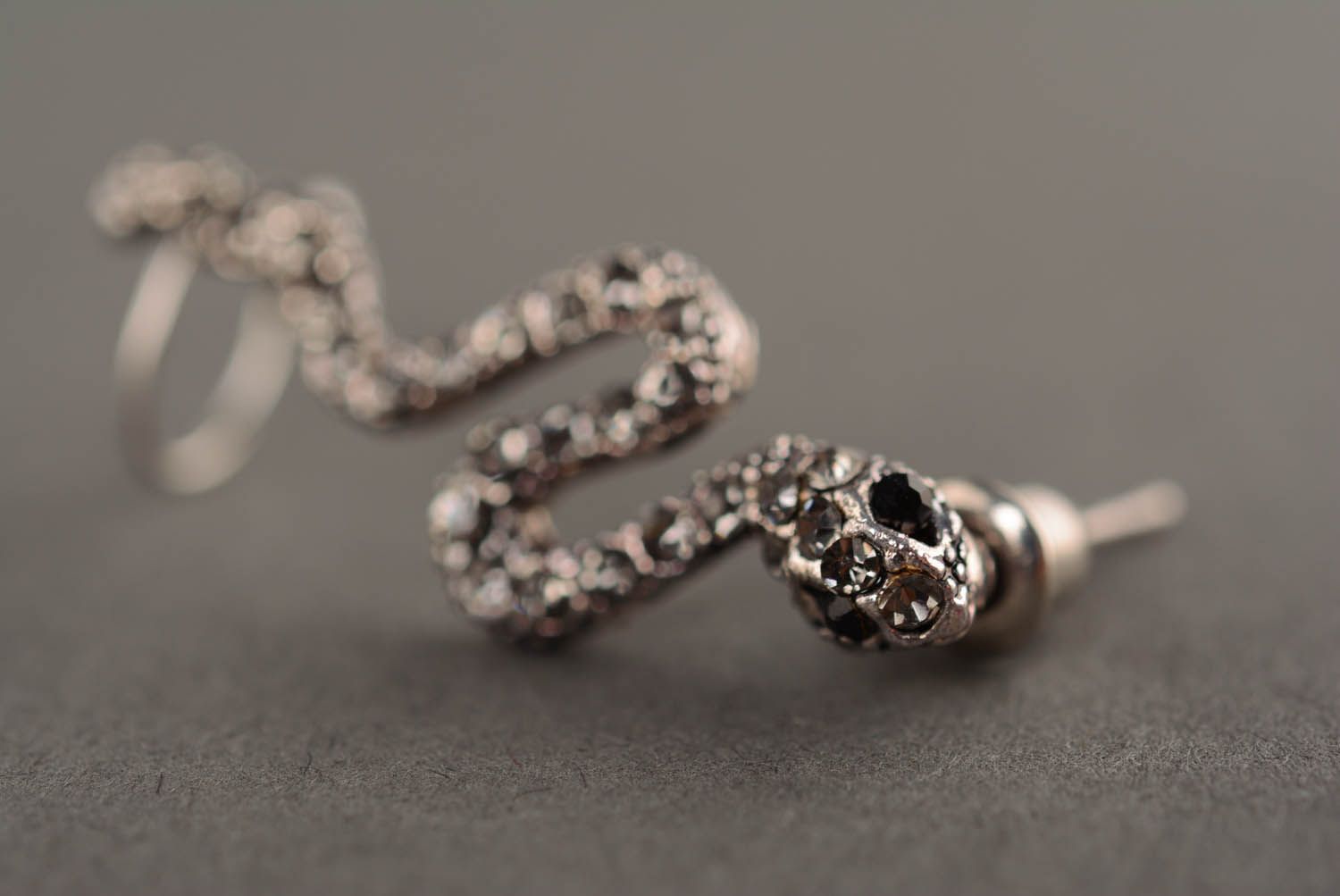 Pendientes ear cuff Serpiente foto 1