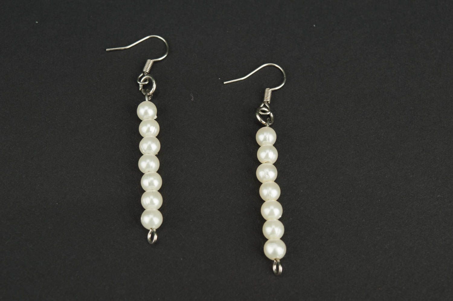 Handmade earrings beaded jewelry designer accessories gift ideas for women photo 4