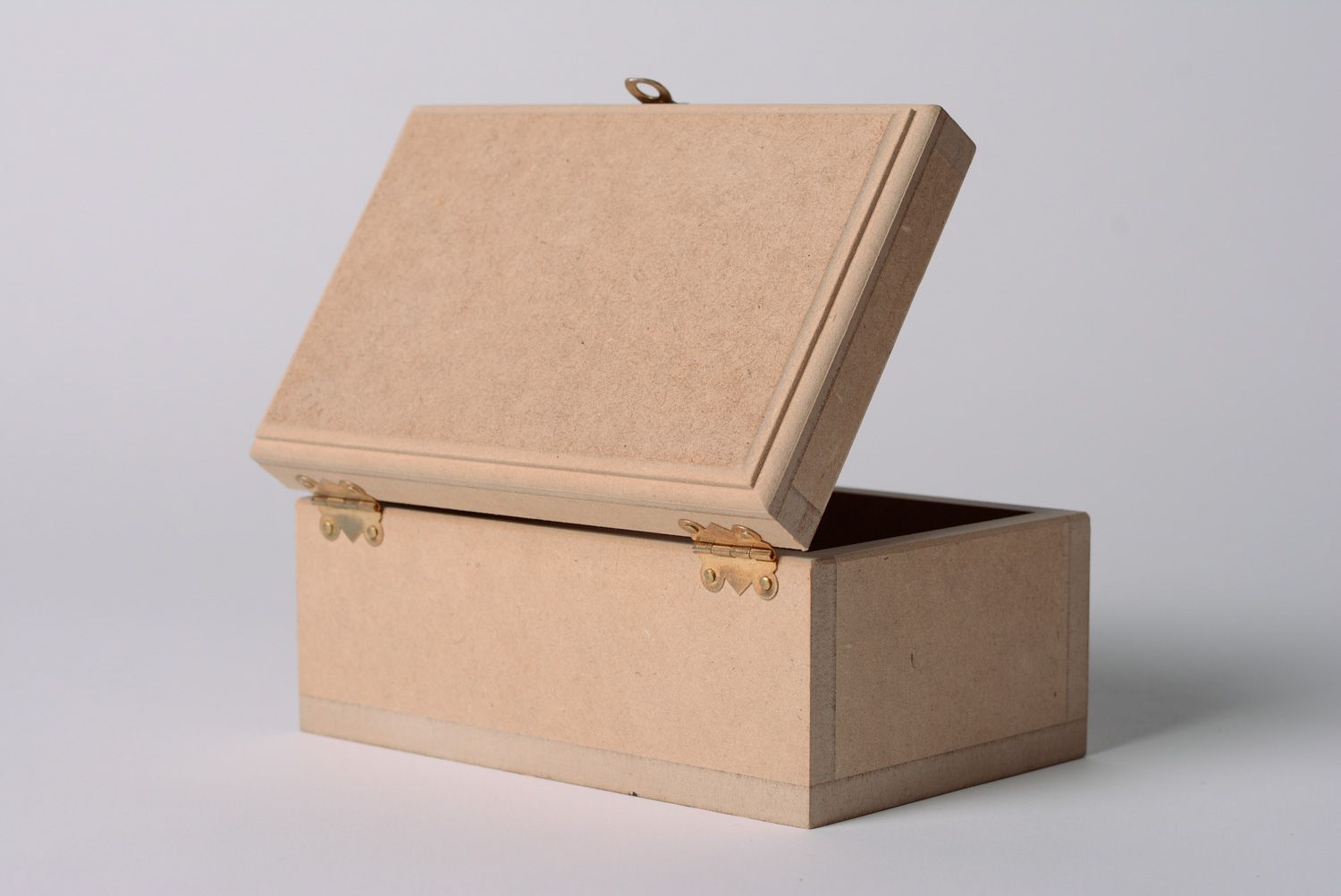 Caja para decorar hecha a mano de madera material para manualidades foto 2
