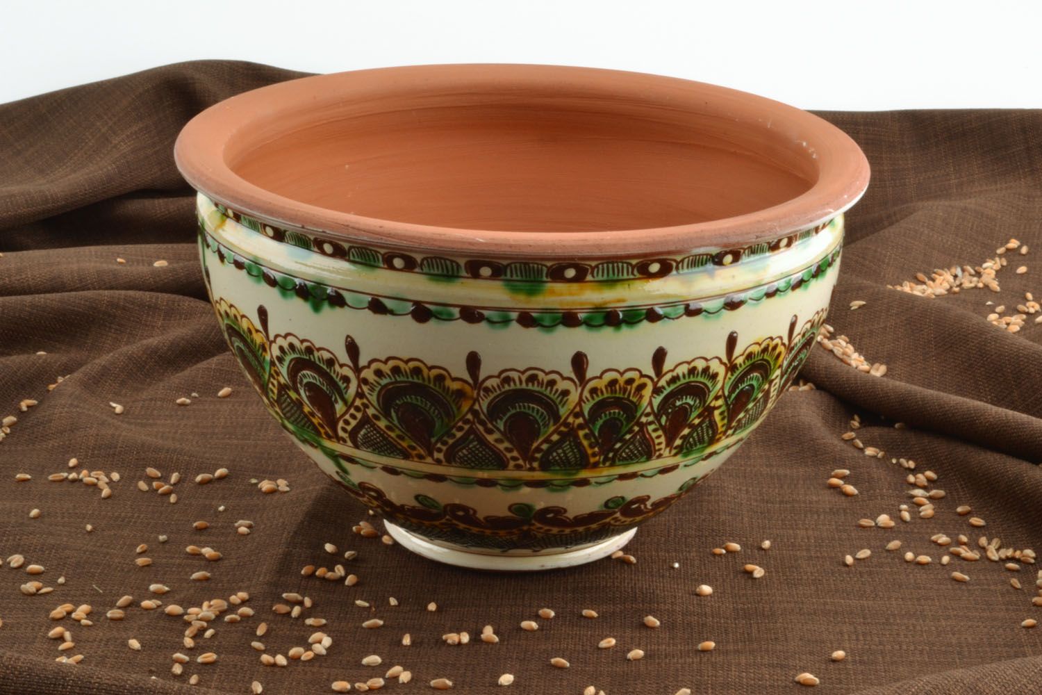 Ceramic painted bowl photo 1