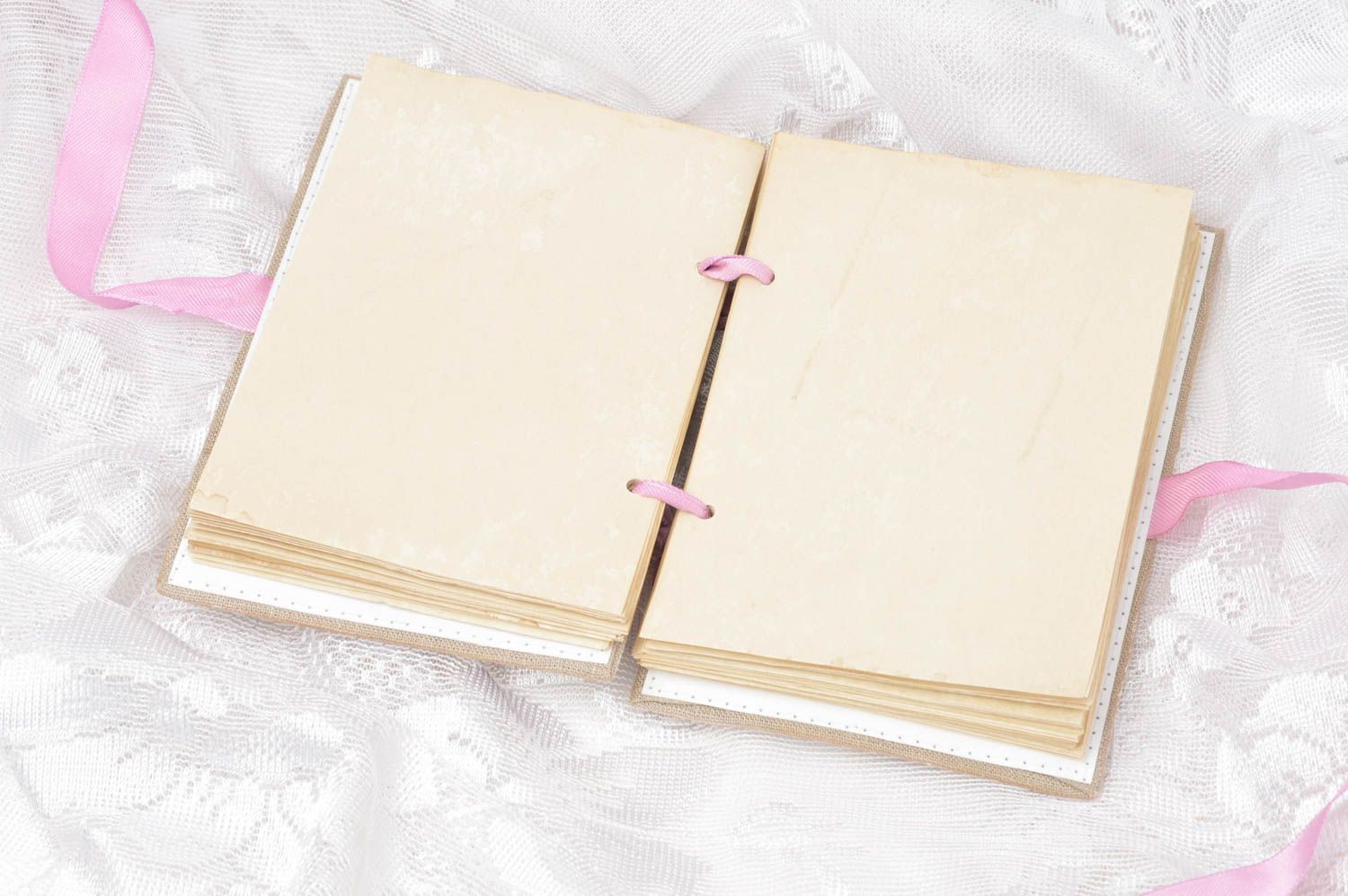 Handmade Notiz Buch Geschenk für Frauen Mode Accessoires beige Designer schön foto 5