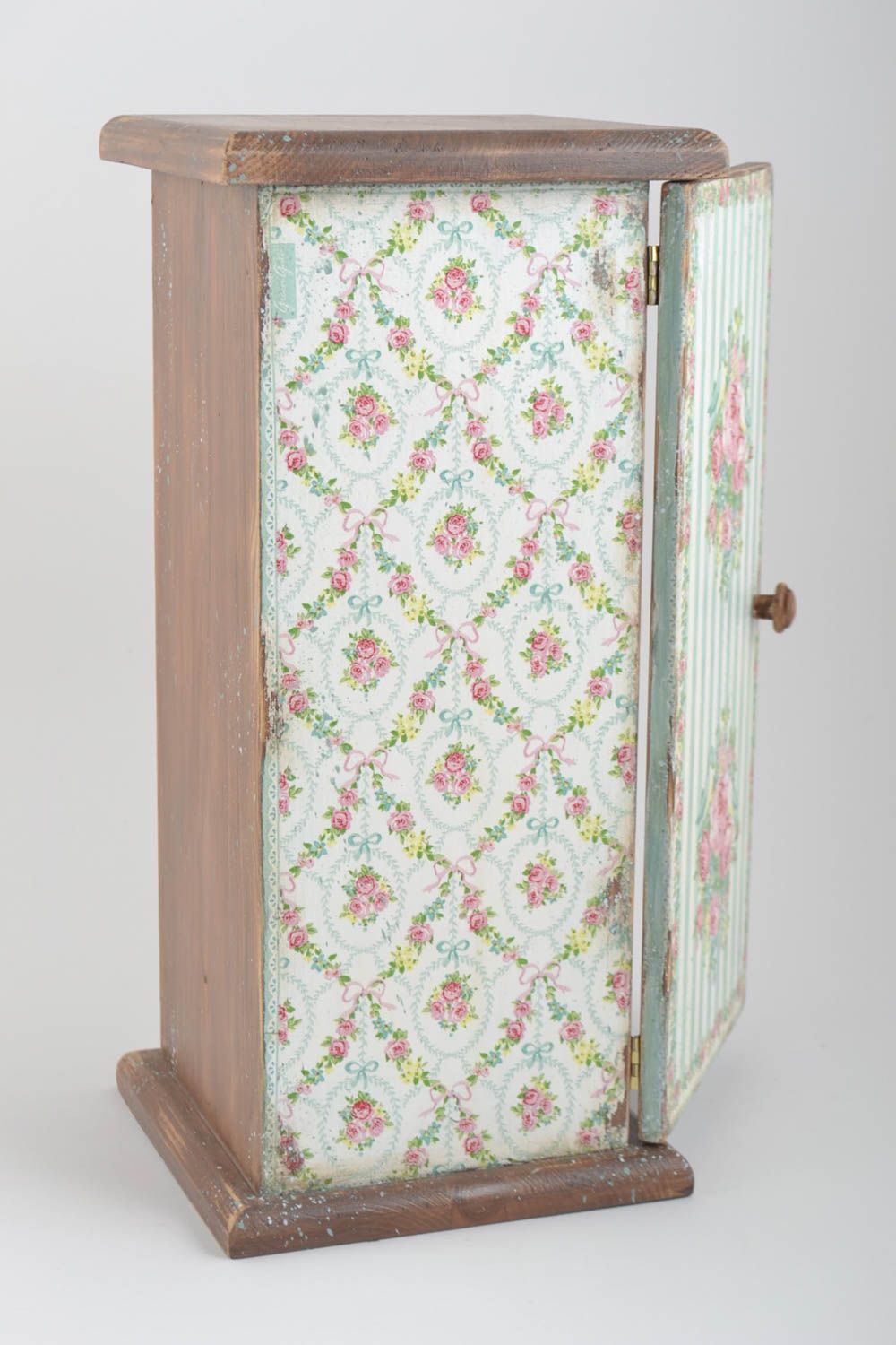 Caja de madera hecha a mano para casa decoración de interior regalo original foto 3