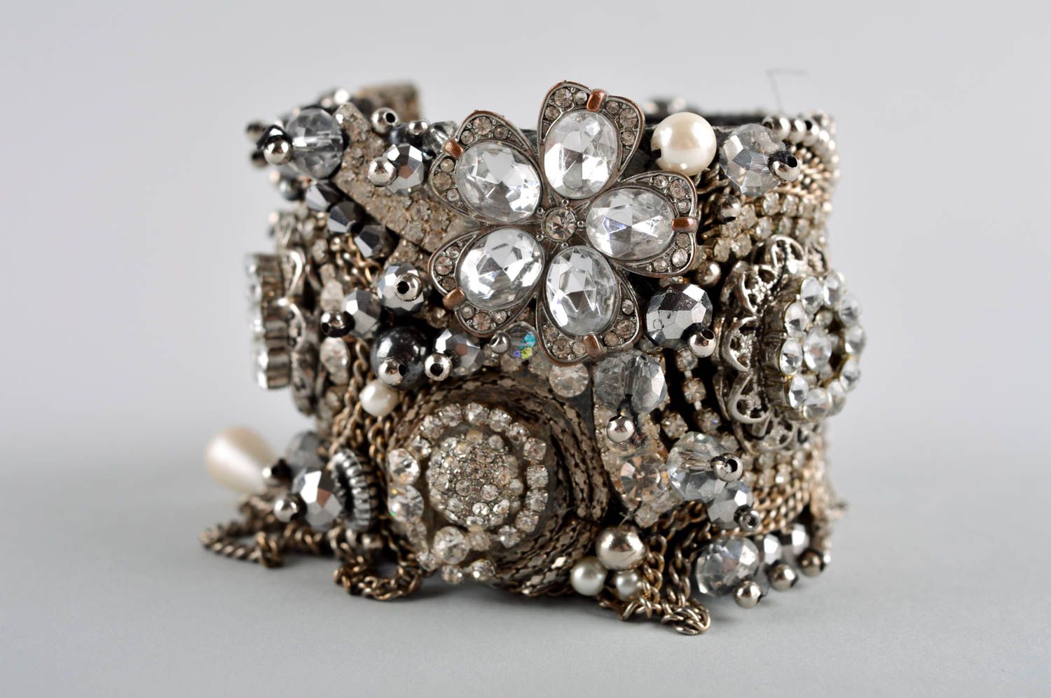 Bracciale di perline fatto a mano braccialetto originale da polso per donna
 foto 3