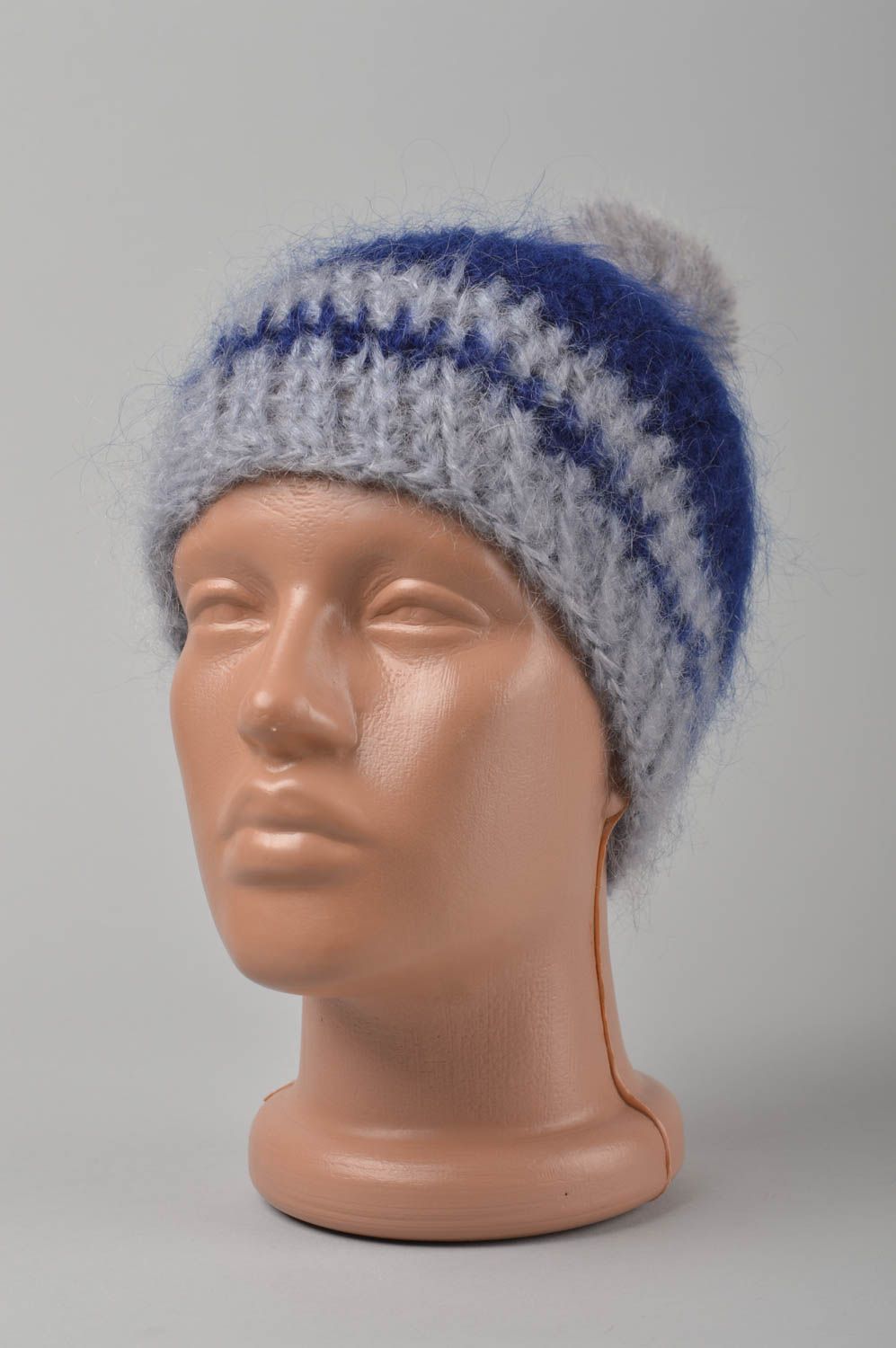 Handmade hat designer hat unusual gift crocheted hat winter hat wool hat photo 1
