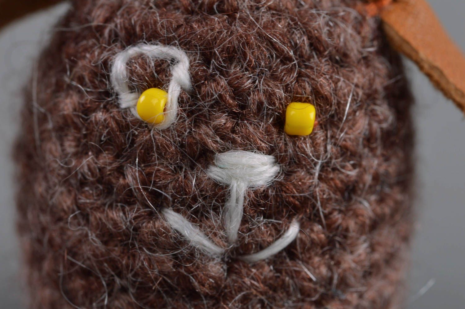 Giocattolo a maglia fatto a mano pupazzo da bambini morbido a uncinetto foto 2