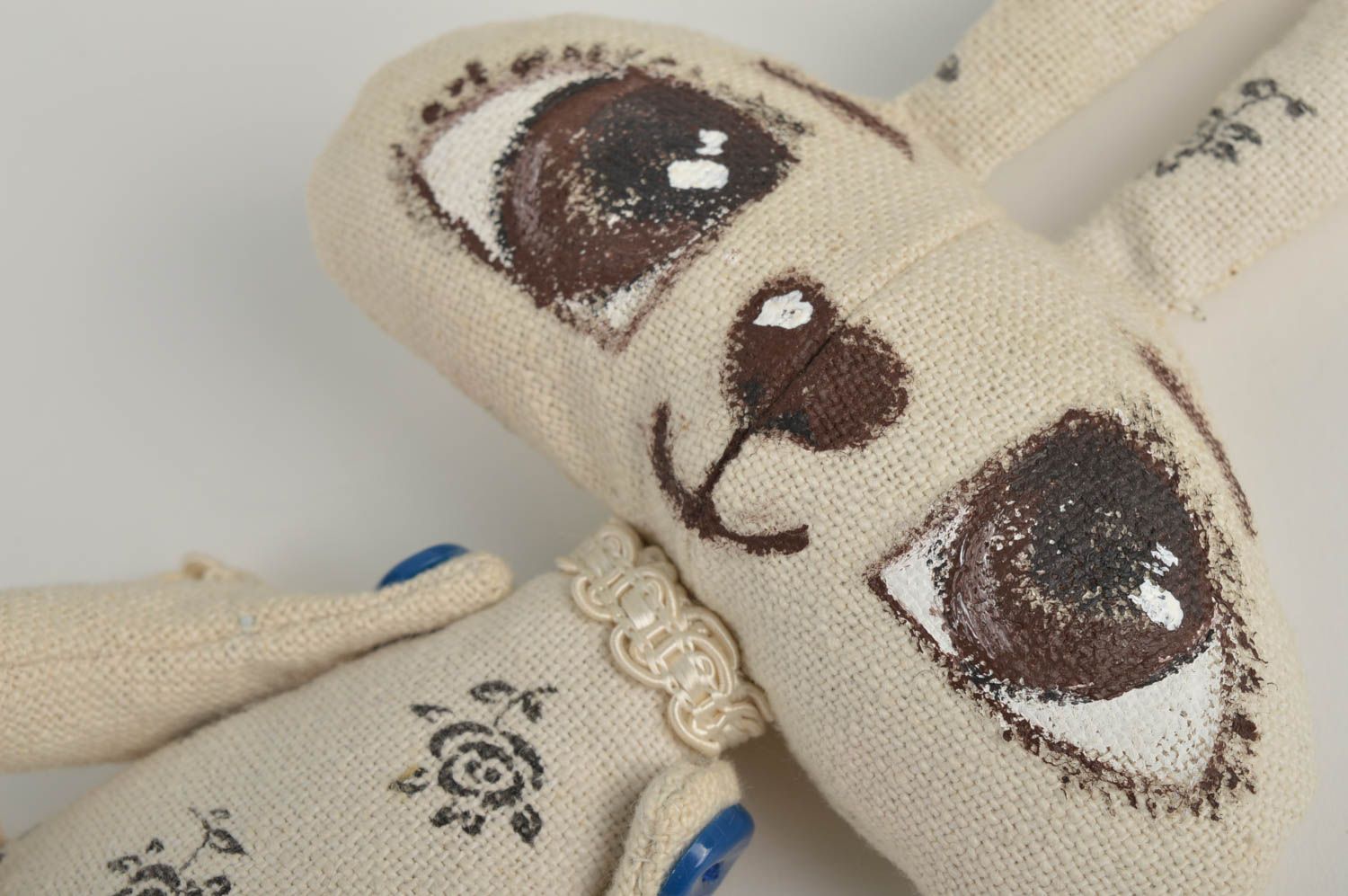 Handmade designer textile toy unusual cute soft toy beautiful accessory photo 2