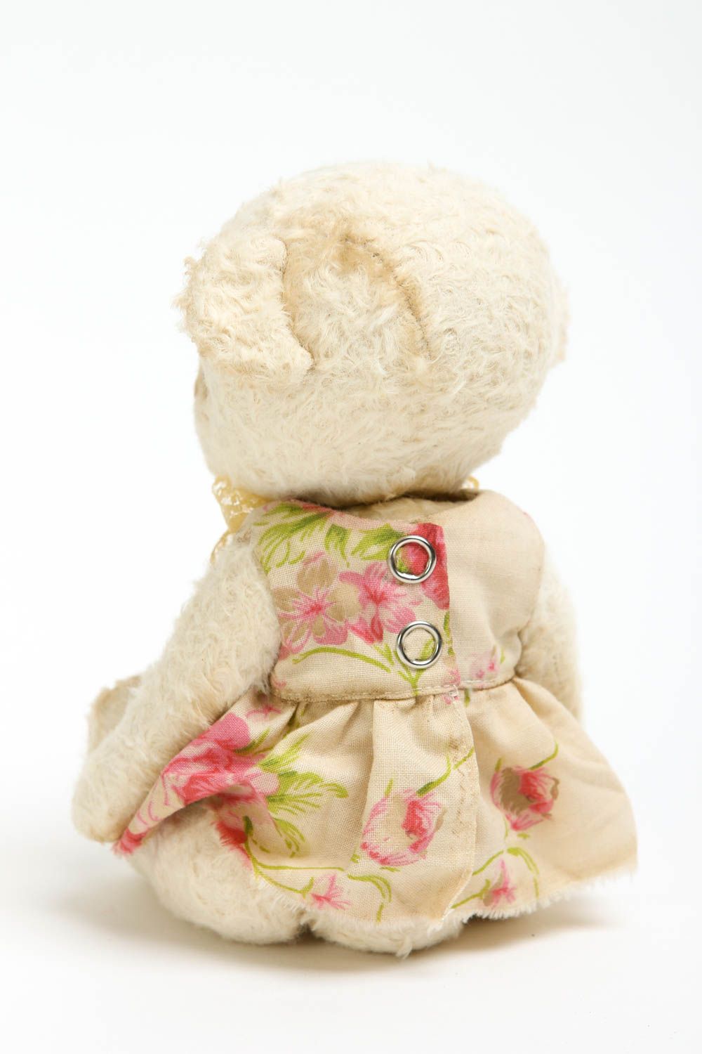 Peluche ourse faite main Jouet en tissu petit original Cadeau pour enfant photo 4