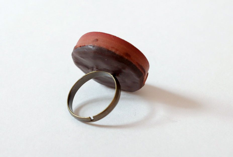 Handmade Ring aus Ton  foto 4