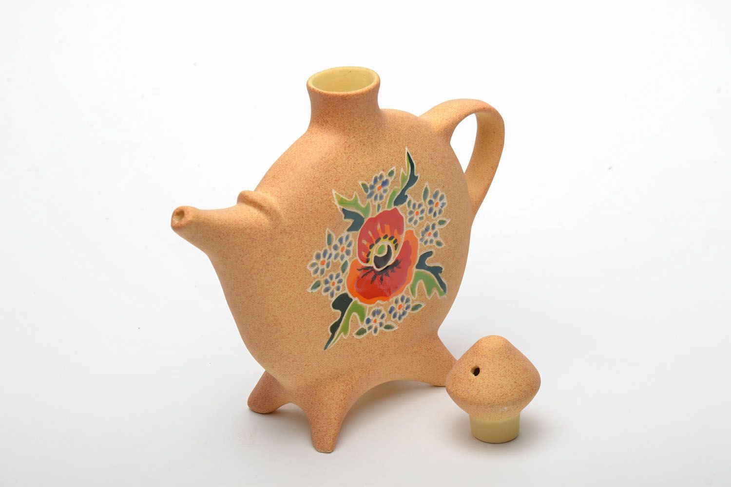 Ceramic teapot with lid photo 4