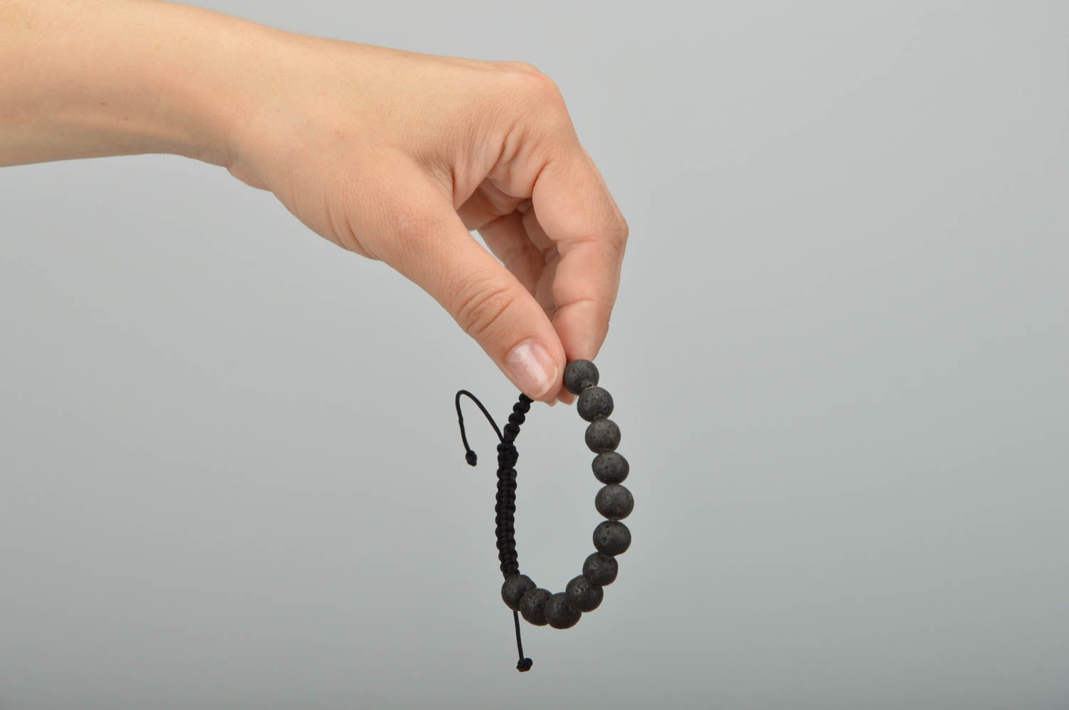 Handmade Frauen Armband Schmuck handgemacht Geschenk für Damen schwarz modisch foto 2