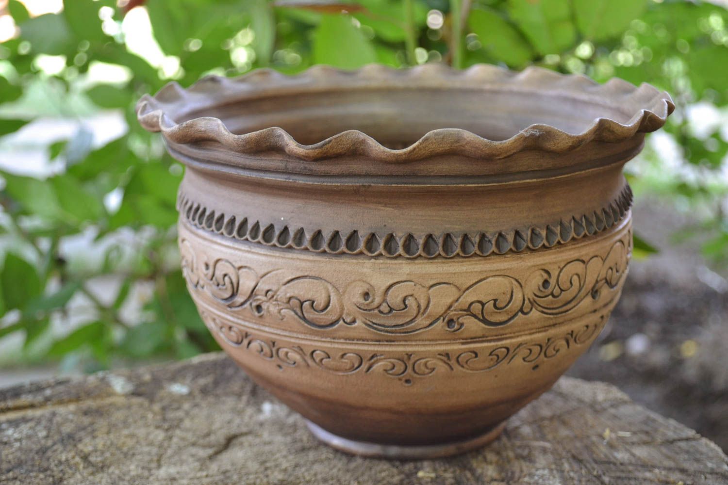 60 oz ceramic decorative kitchen pot décor 2,2 lb photo 1
