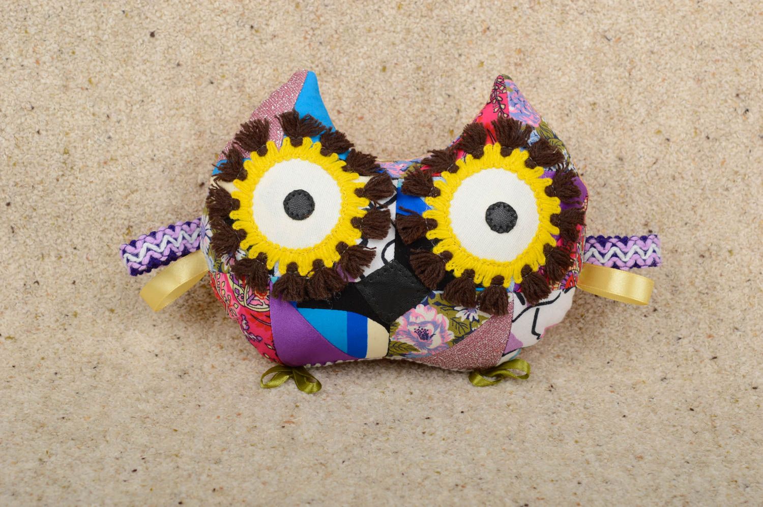 Beautiful lovely toy stylish unusual accessories designer handmade owl photo 1