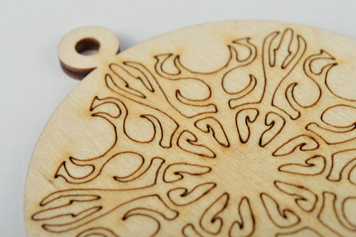 Handmade Deko Holz bemalen Deko Elemente Holzartikel zum Bemalen aus Furnierholz foto 4