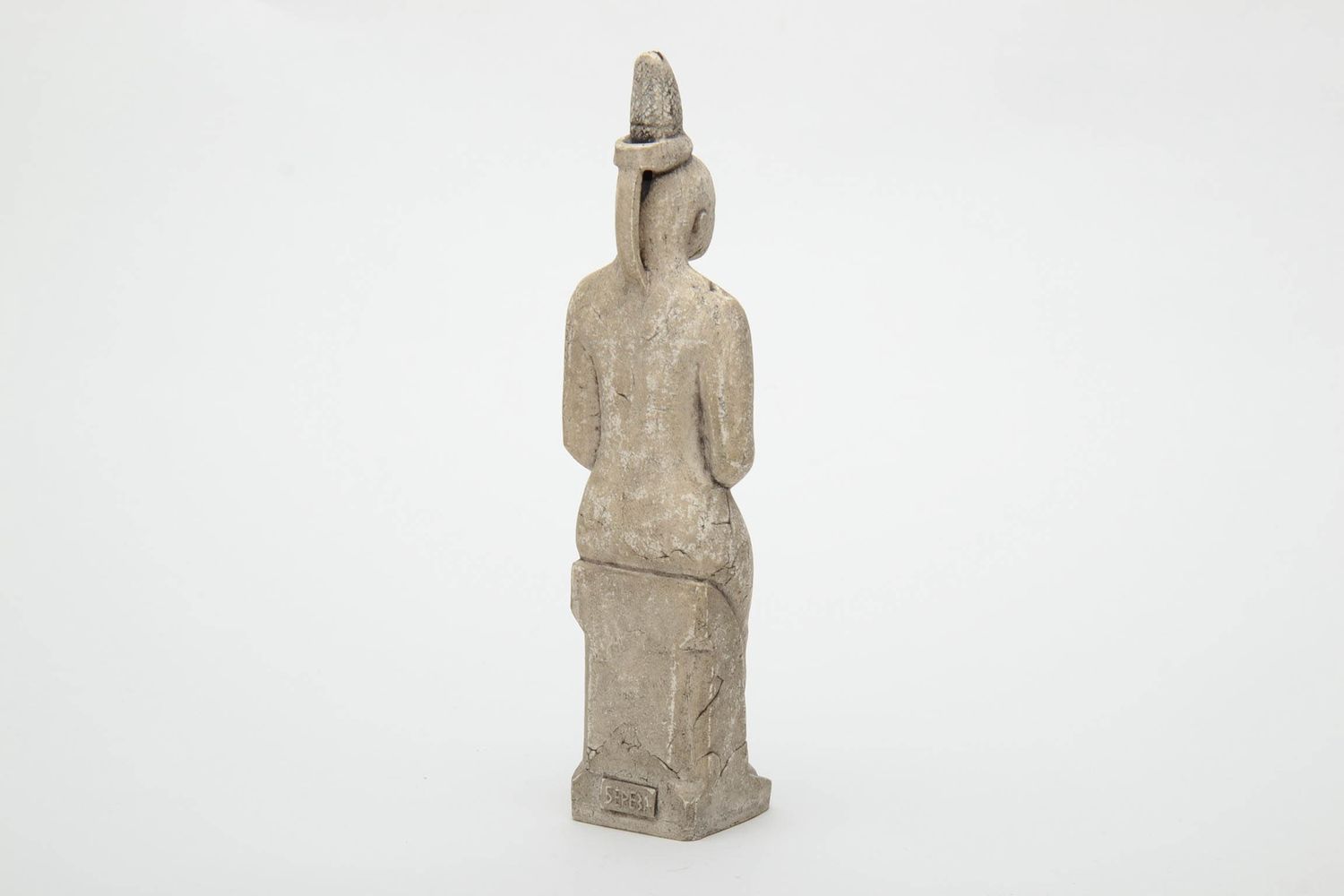 Figurine en céramique faite main Antiquité photo 3