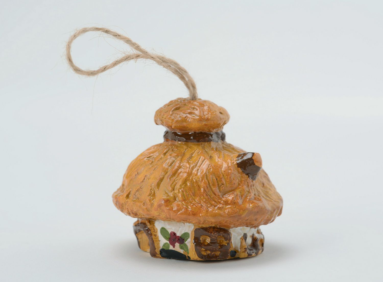 Interior house-bell made of clay photo 3