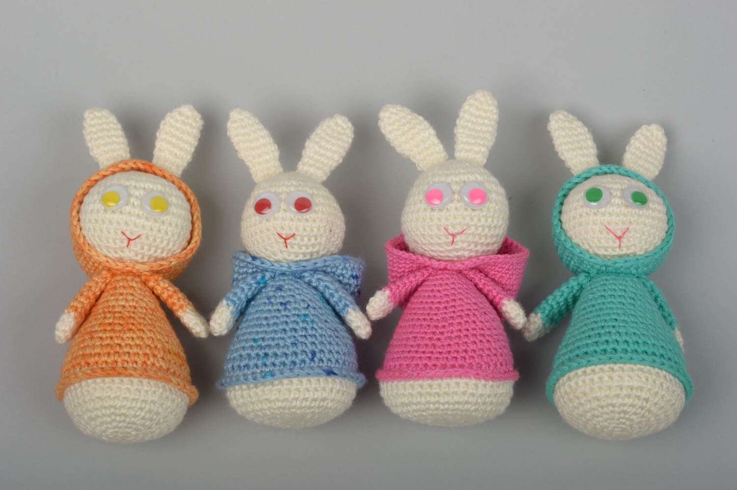 Kuscheltiere Hasen handmade Haus Dekor Geschenk für Kinder Plüschtiere Hasen foto 5