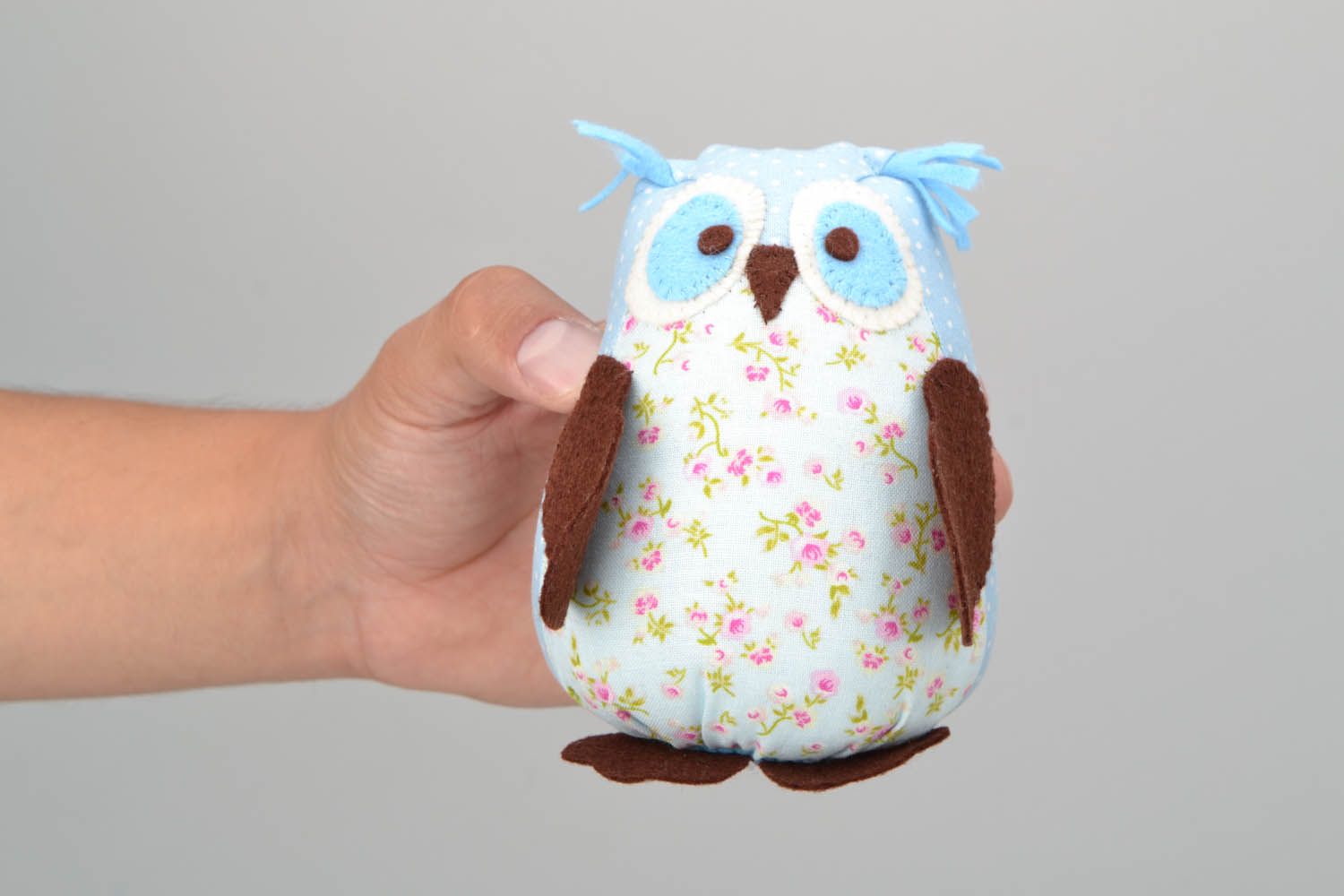 Soft handmade toy Owl photo 2