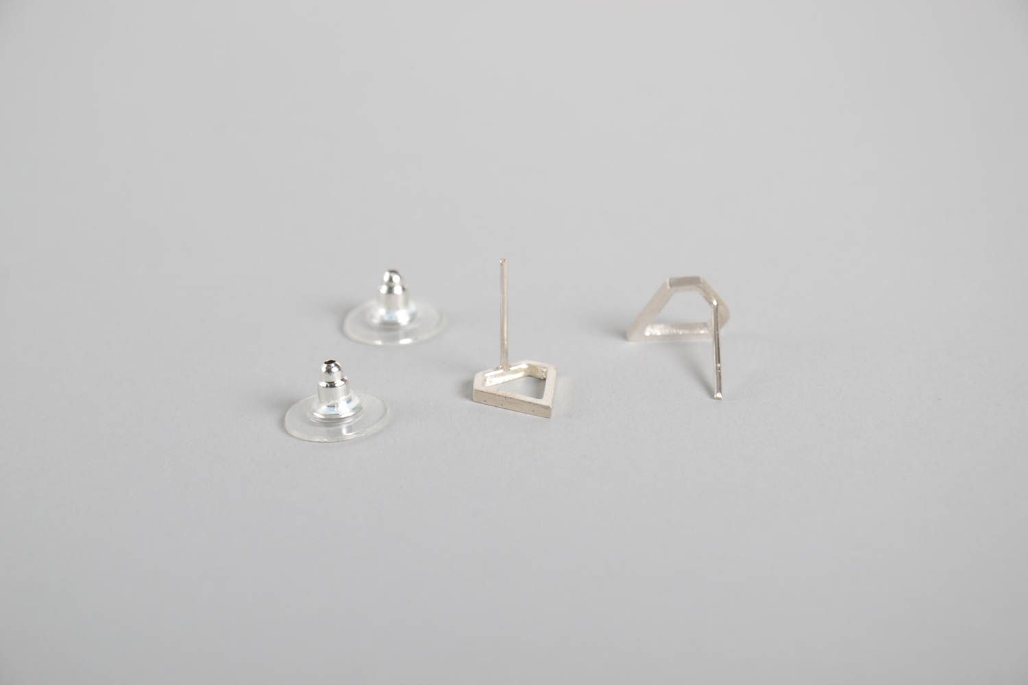 Handmade silver earrings designer earrings silver jewelry fashion accessories photo 4