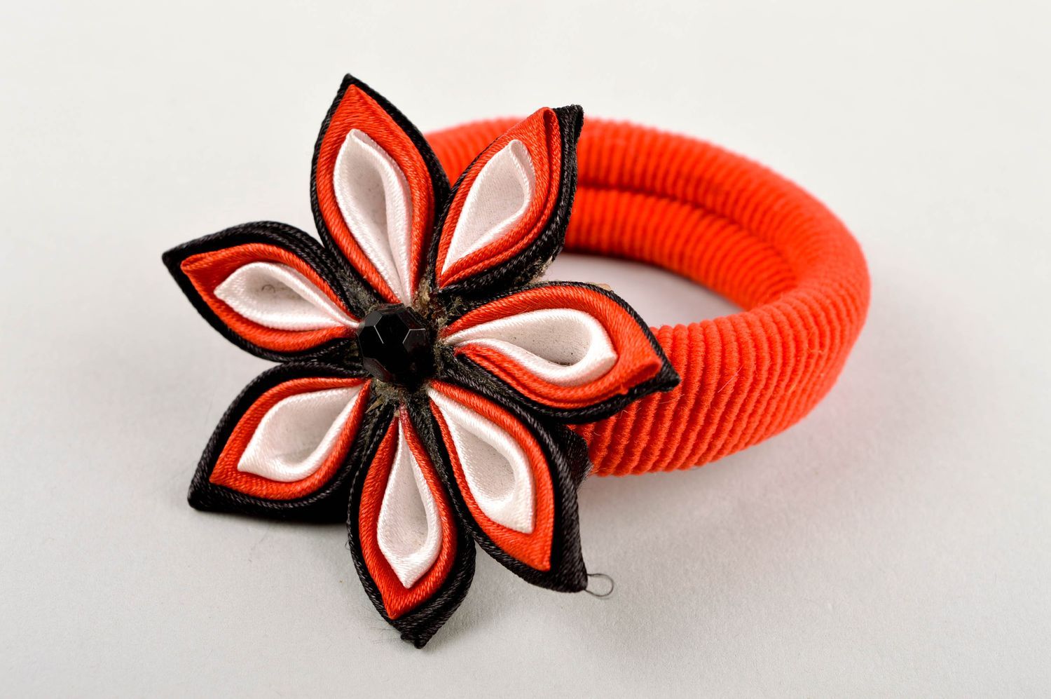 Stylish handmade flower scrunchie stylish flower scrunchie hair tie gift ideas photo 2