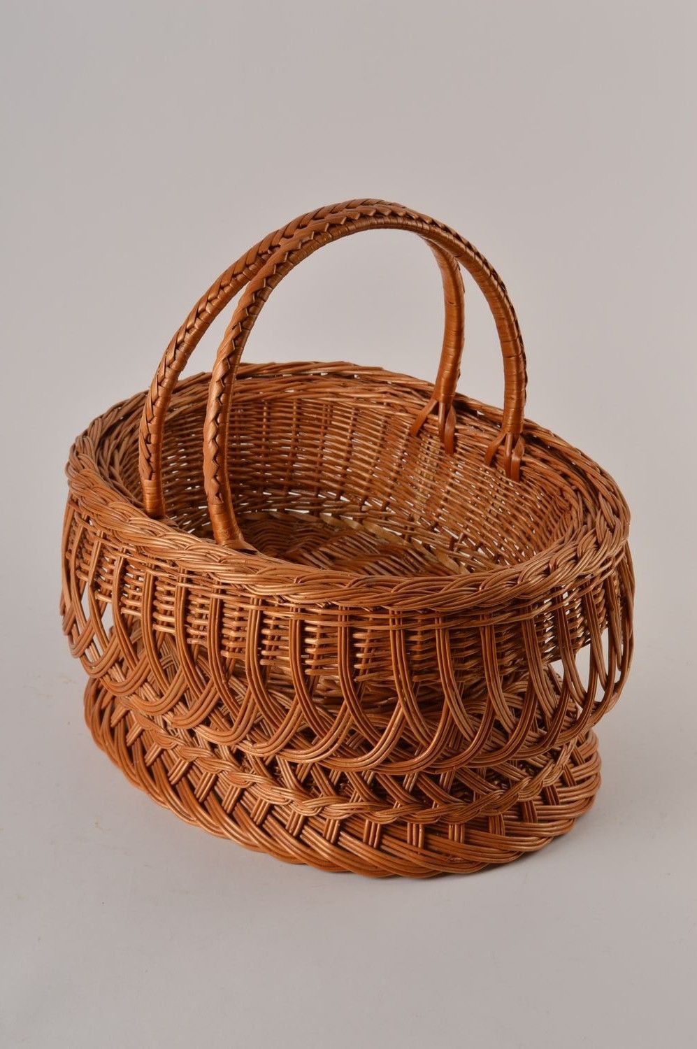 Handmade beautiful big basket designer woven basket wonderful home accessory photo 5