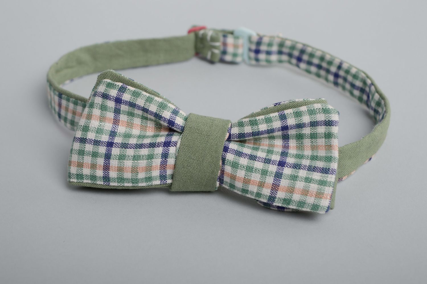 Two-sided fabric bow tie photo 3