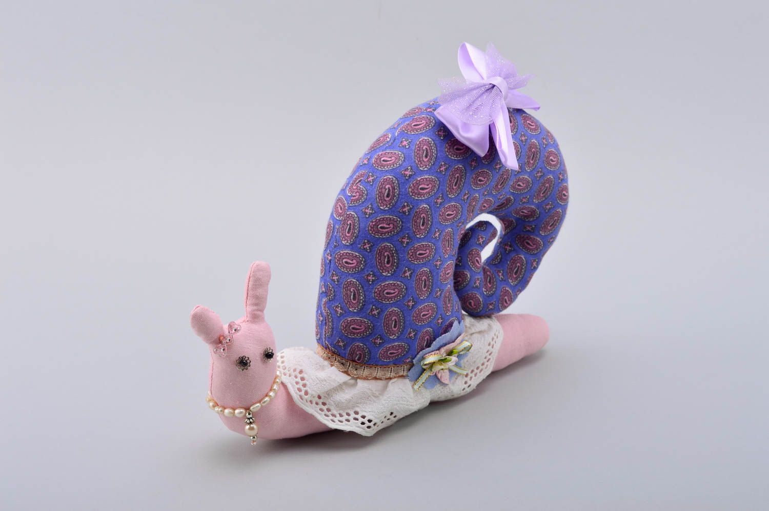 Homemade soft toy snail toy gifts for kids stuffed animals collectible toys photo 4