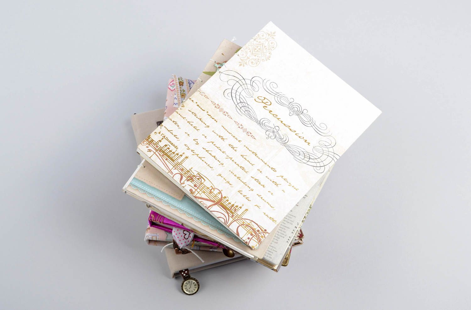 Handmade designer cute diary stylish present for girls unusual notebook photo 5
