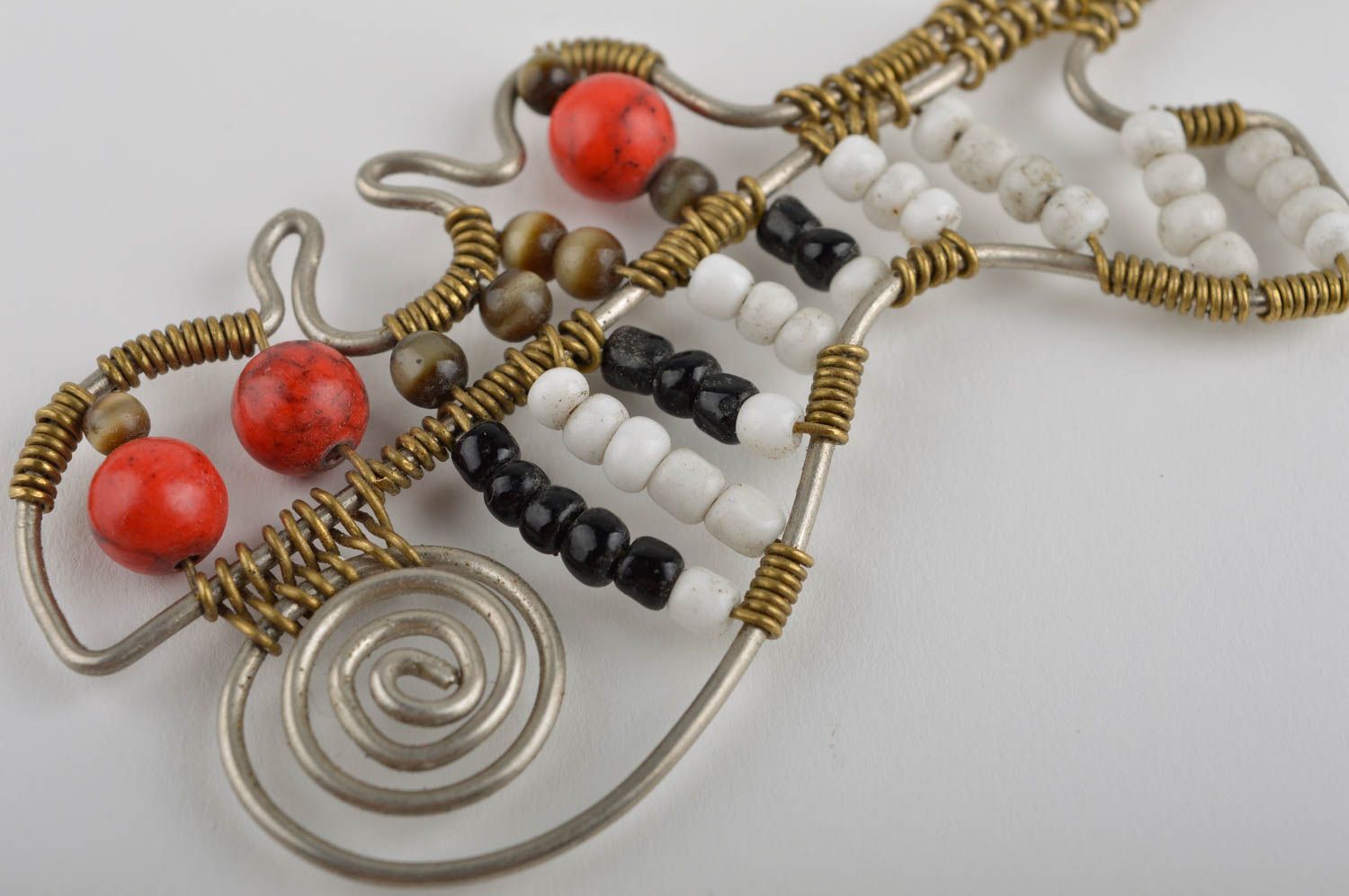 Fashion necklaces for women metal jewelry handmade necklace gemstone jewelry photo 4